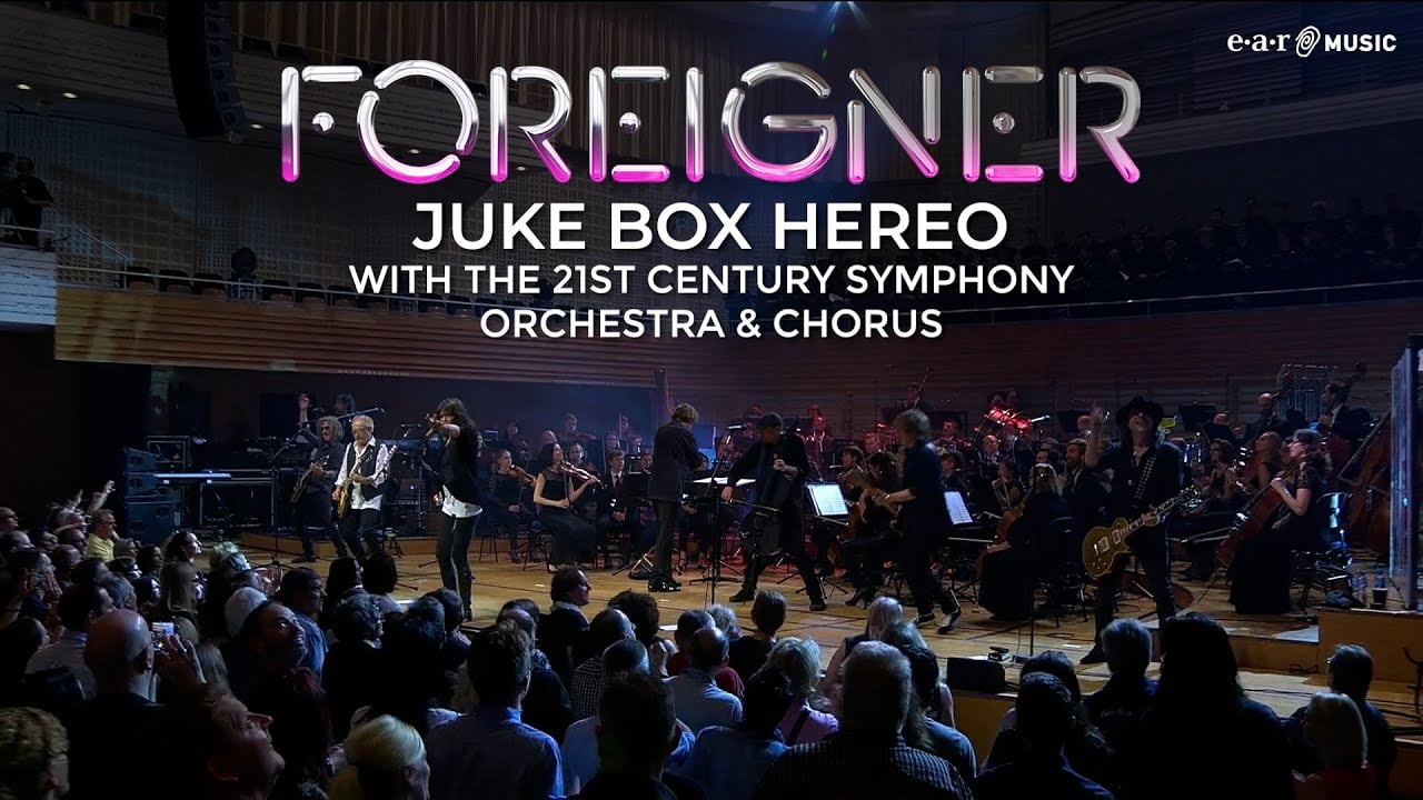foreigner juke box hero with the 21st century symphony orchestra chorus
