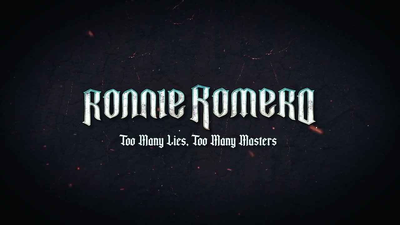 ronnie romero 22too many lies too many masters22 official lyric video