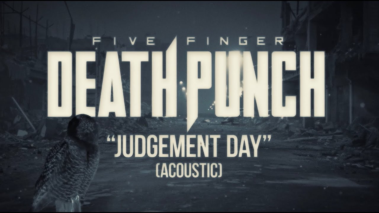 five finger death punch judgement day acoustic official lyric video